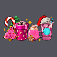 Pink Christmas Coffee Cups Vintage Hoodie | Teevron
