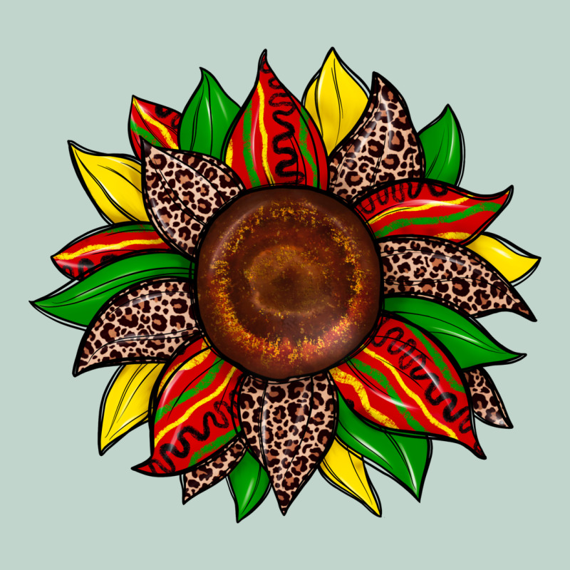 Juneteenth Leopard Sunflower Zipper Hoodie by Zillion Design Studio | Teevron