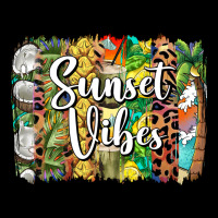 Sunset Vibes Brush Stroke Ladies Tee | Teevron