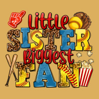 Little Sister Biggest Fan Softball Premium Hoodie | Teevron