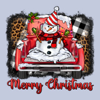 Merry Christmas Truck Snowman Long Sleeve Tee | Teevron