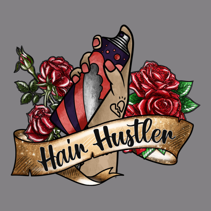 Hair Hustler Spray Heavyweight Hoodie by SublimationCraftShop | Teevron