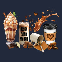 Black Every Month Melanin Coffee Cups Premium Sweatshirt | Teevron