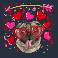 Valentine's Day  Pug Zipper Hoodie | Teevron