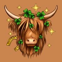 St. Patrick's Day Highland Cow Heavyweight Hoodie | Teevron
