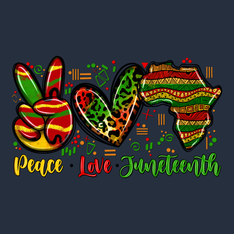 Peace Love Juneteenth Zipper Hoodie by Zillion Design Studio | Teevron