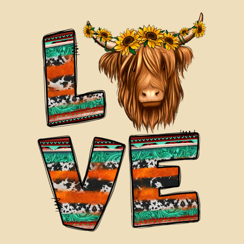 Love Highland Cow Premium Hoodie by Jasminsmagicworld | Teevron
