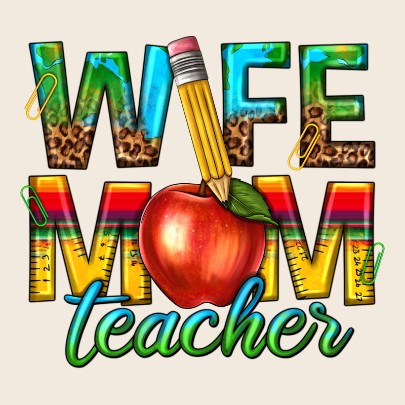 Wife Mom Teacher Zipper Hoodie by texasbilliewilder | Teevron