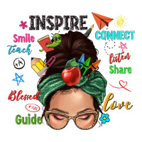 Teacher messy bun caucasian | Teevron
