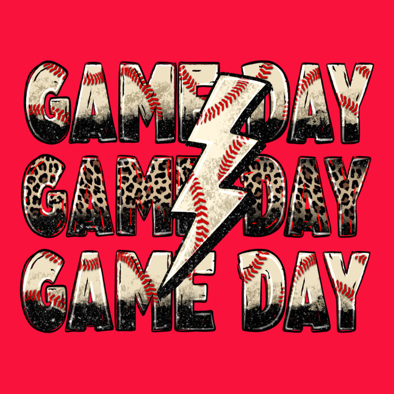 Game Day Game Day Baseball Lightning Bolt Classic Tee by Zillion Design Studio | Teevron