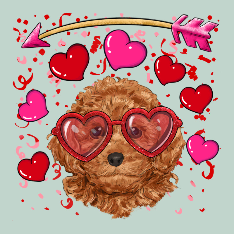 Valentine's Day Toy Poodle Zipper Hoodie by RanaPortraitStore | Teevron