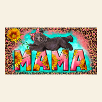 Mama With Baby Bear And Leopard License Plate Vintage Tee | Teevron