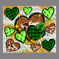 St. Patrick's Day Hearts Tumbler Heavyweight Hoodie | Teevron