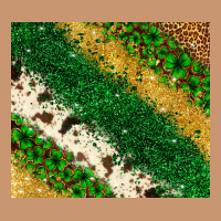 St. Patrick's Day Leopard Cowhide Glitter Tumbler Heavyweight Hoodie | Teevron