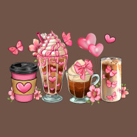 Floral Coffee Cups Premium Sweatshirt | Teevron