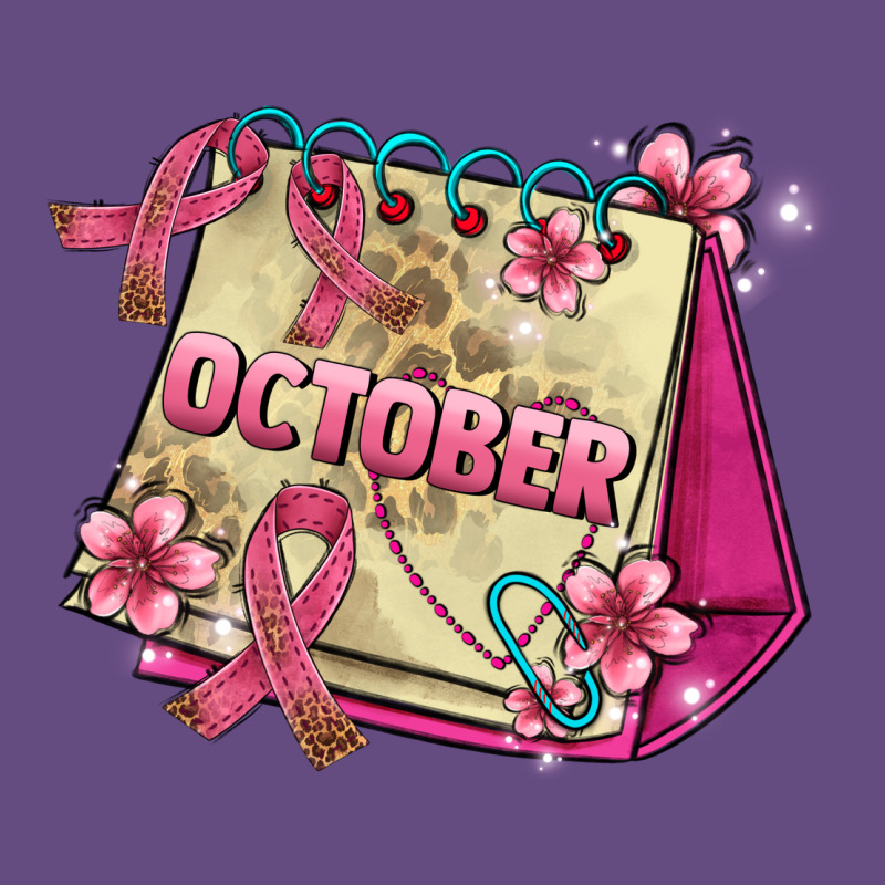 Pink Cancer Ribbon And October Calendar Vintage Hoodie by AdoDesignShop | Teevron
