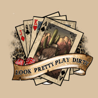 Look Pretty Play Dirty Heavyweight Hoodie | Teevron