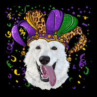 Mardi Gras Hat  White Shepherd Zipper Hoodie | Teevron