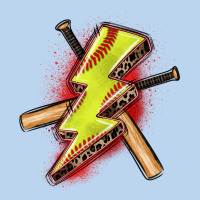 Softball Lightning Bolt Classic Tee | Teevron