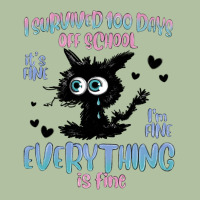 I Survived 100 Days Of School Cat Urban Hoodie | Teevron