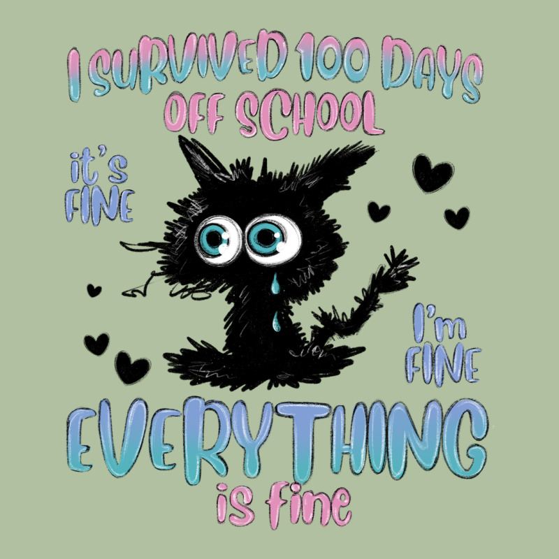 I Survived 100 Days Of School Cat Urban Hoodie by MaliasSmallBusiness | Teevron