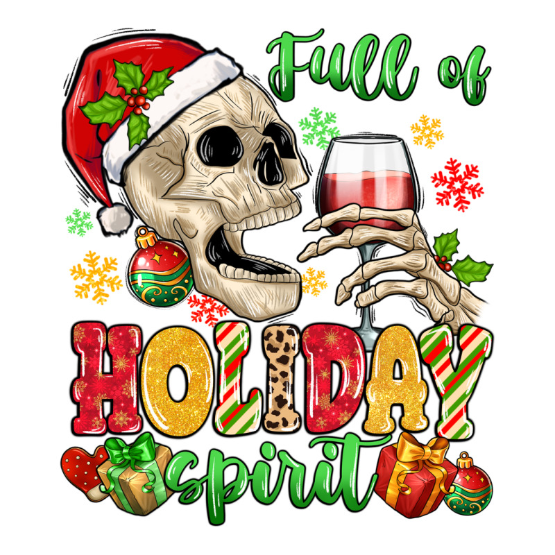 Full Of Holiday Spirit Long Sleeve Tee by MaliasSmallBusiness | Teevron