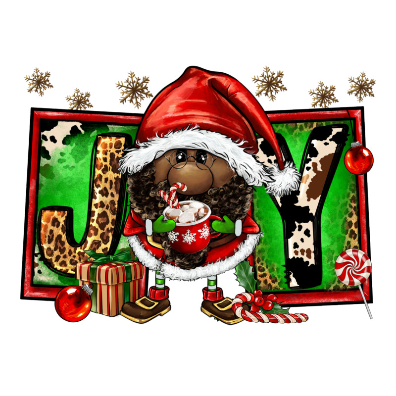 Joy Afro Santa Gnomes Heavyweight Hoodie by FaDigitalArtStudio | Teevron
