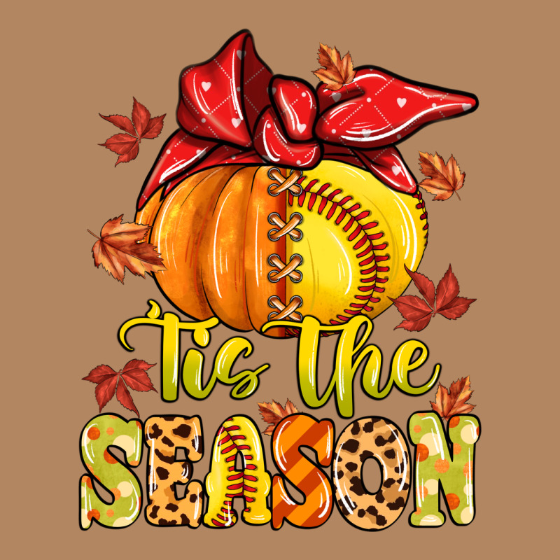Tis The Season Fall Softball Long Sleeve Tee by MaliasSmallBusiness | Teevron