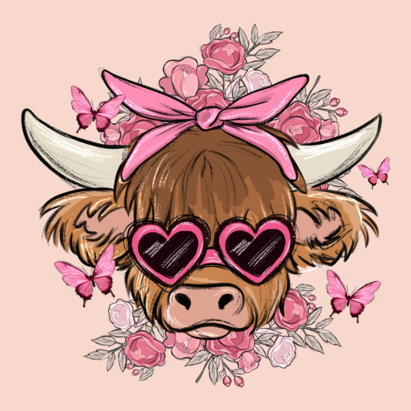 Cow With Flowers And Butterflies Urban Hoodie by MaliasSmallBusiness | Teevron