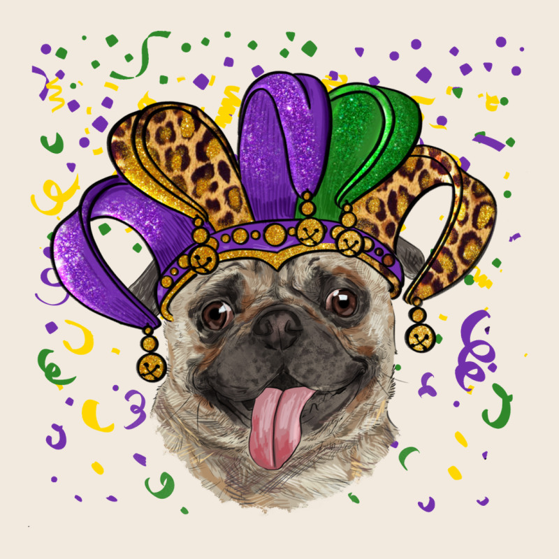 Mardi Gras Hat Pug Zipper Hoodie by RanaPortraitStore | Teevron