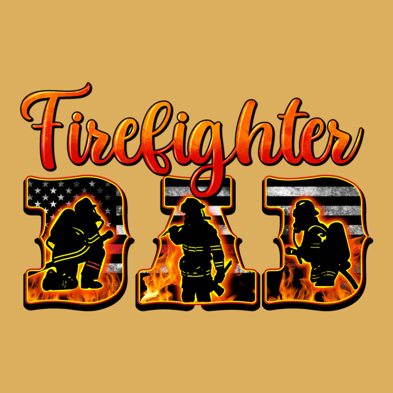 American Flag Firefighter Dad Premium Hoodie by LillyAllenDesigns | Teevron