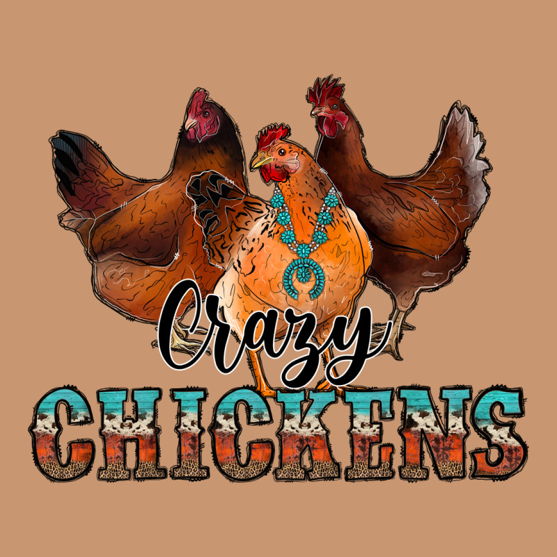 Crazychickens Heavyweight Hoodie by CowhideDigitalArt | Teevron