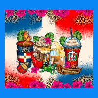 Dominican Republic Coffee Cups Zipper Hoodie | Teevron