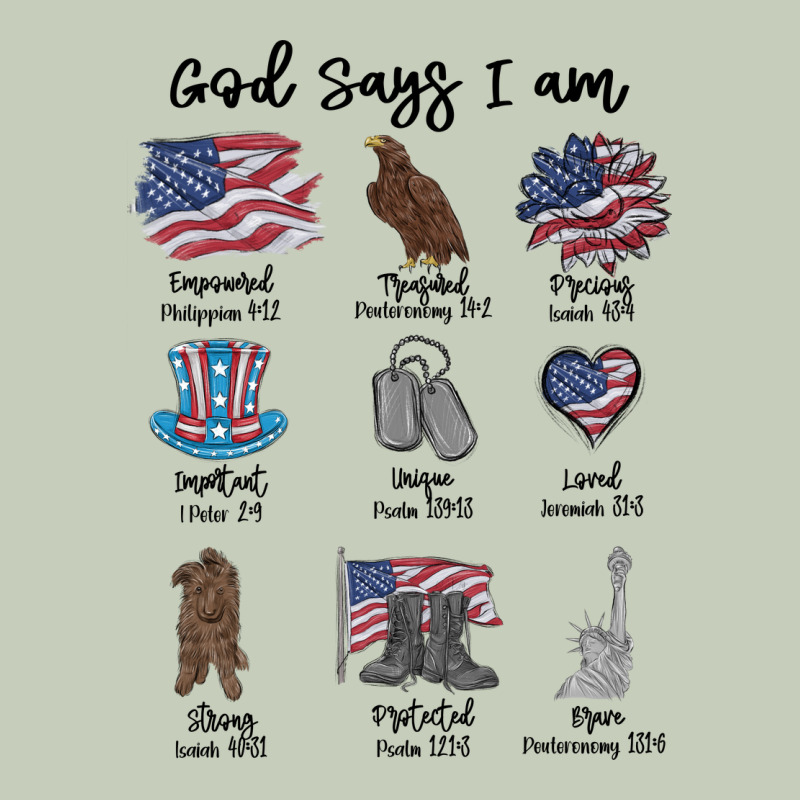 God Says I Am Long Sleeve Tee by MaliasSmallBusiness | Teevron