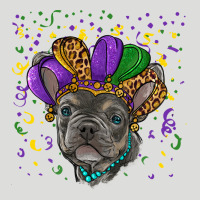 Mardi Gras French Bulldog Zipper Hoodie | Teevron