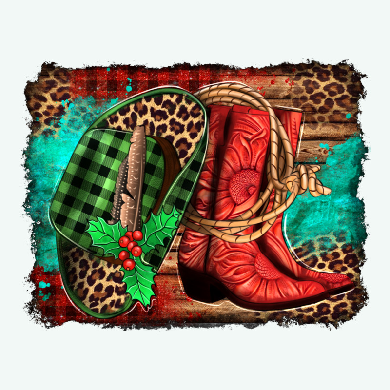 Country Boots Christmas Premium Hoodie by Jasminsmagicworld | Teevron