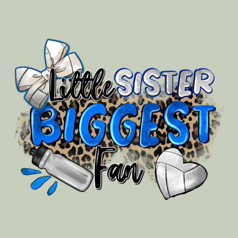 Little Sister Biggest Fan Volleyball Classic Tee by Zillion Design Studio | Teevron