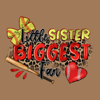 Little Sister Biggest Fan Softball Classic Tee | Teevron