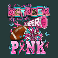 In October We Wear Cheer Pink Football Premium Sweatshirt | Teevron