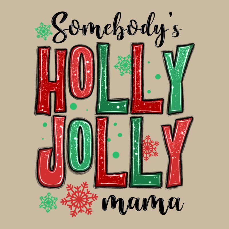 Somebodys Holly Jolly Mama Long Sleeve Tee by MaliasSmallBusiness | Teevron