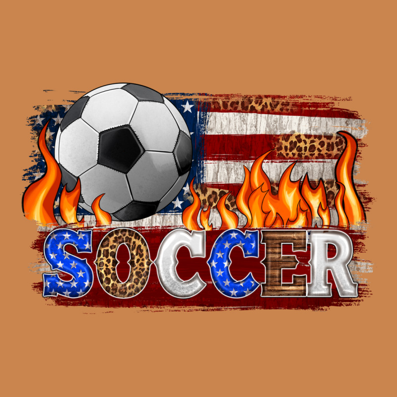 Western American Flag Soccer Heavyweight Hoodie by HRA Design Shop | Teevron
