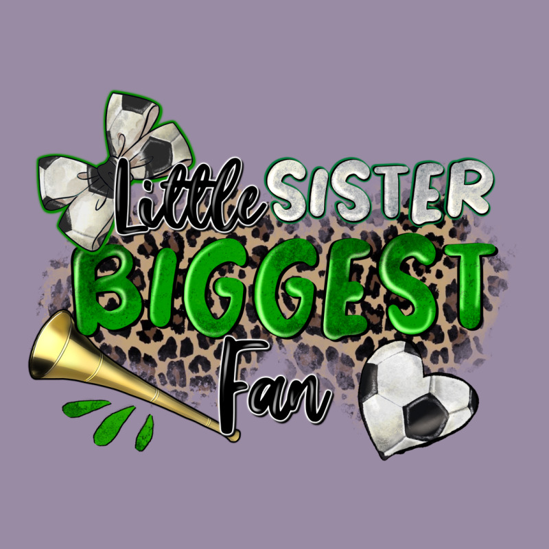 Little Sister Biggest Fan Soccer Classic Tee by Zillion Design Studio | Teevron