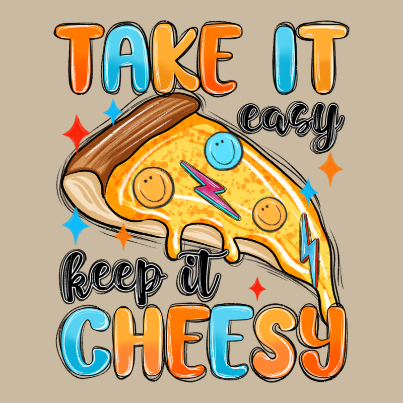 Take It Easy Keep It Cheesy Long Sleeve Tee by MaliasSmallBusiness | Teevron