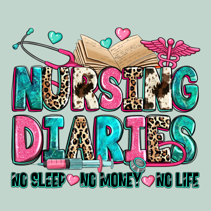 Nursing Diaries No Sleep No Money No Life Zipper Hoodie by Zillion Design Studio | Teevron