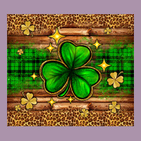 St. Patrick's Day Shamrock Leopard Heavyweight Hoodie | Teevron