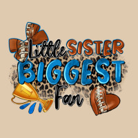Little Sister Biggest Fan Football Classic Tee | Teevron