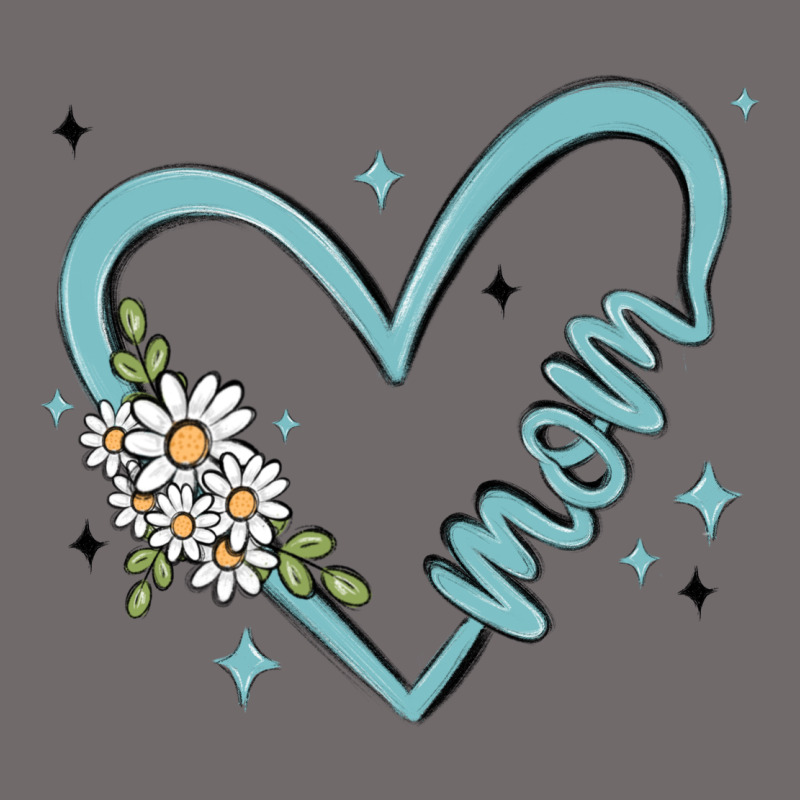 Mom With Heart And Flowers Urban Hoodie by MaliasSmallBusiness | Teevron