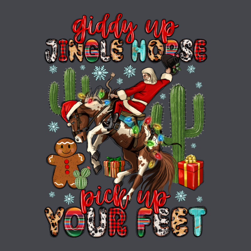 Giddy Up Jingle Horse Pick Up Your Feet Long Sleeve Tee by MaliasSmallBusiness | Teevron