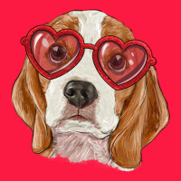 Beagle With Love Glasses Zipper Hoodie | Teevron