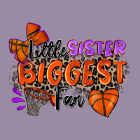 Little Sister Biggest Fan Basketball Classic Tee | Teevron